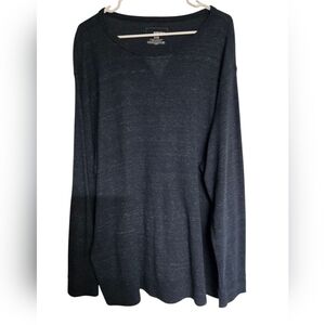 Sonoma Men's Gray Henley Thermal Shirt 2XB